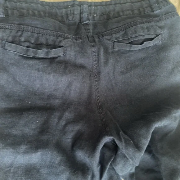 Workshop Andrea Jovine Navy Linen Pants - Picture 5 of 6